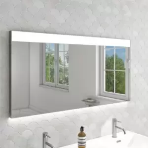 Image of Rectangular LED Bathroom Mirror with Demister 1200 x 700mm - Polaris