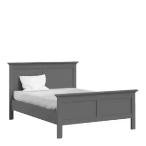Image of Paris Double Bed 4ft6 (140 X 200) In Matt Grey