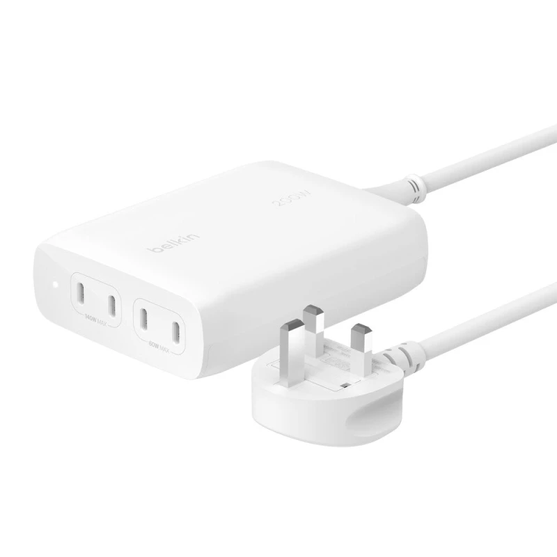 Image of Belkin WCH015MYWH mobile device charger Universal White AC Fast charging Indoor WCH015MYWH