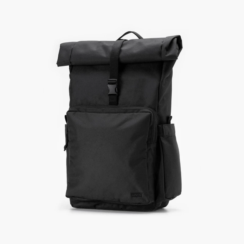 Image of Levis L Pack Roll-Top Backpack Black Women ONE SIZE