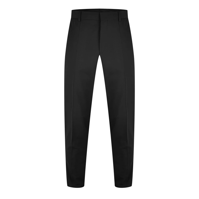 Image of Boss Mens H-Leon Suit Trousers, Elevate Formal Style Black 001 male 48 (58)