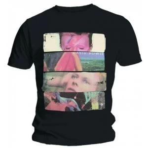 Image of David Bowie Heroes Court Mens X-Large T-Shirt - Black