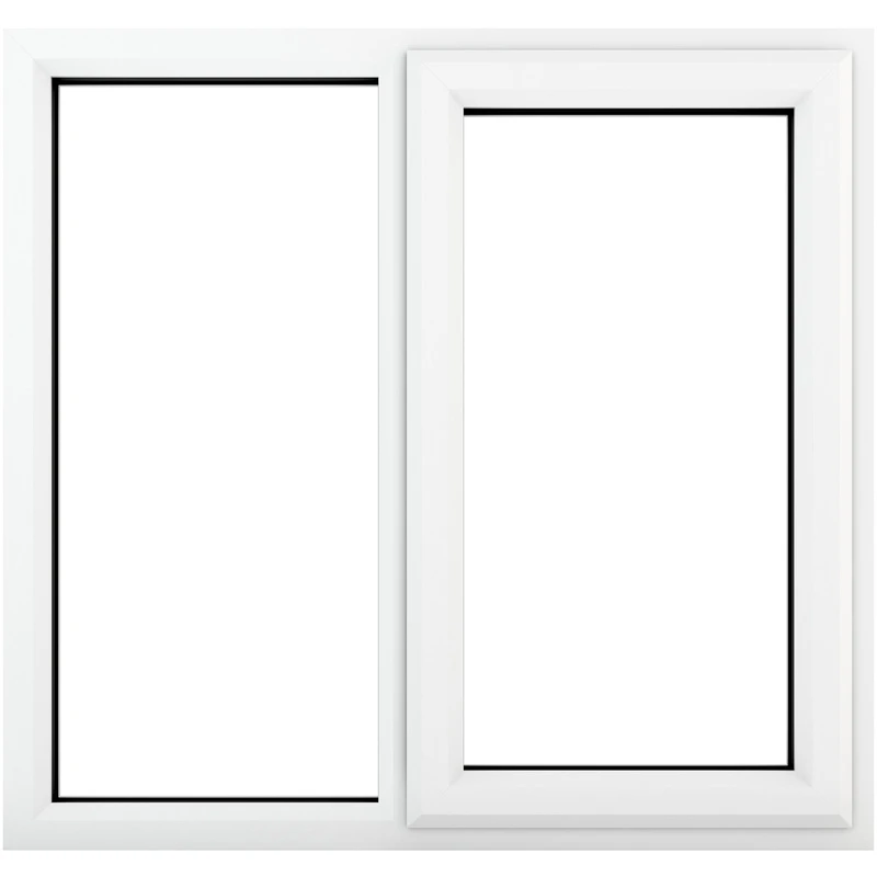 Image of Crystal Triple Glazed Window White Rh 905 X 965Mm Clear 25WHTG905965