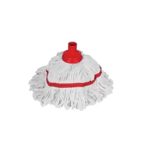 Image of Robert Scott Hygiemix Mop Head 250g Red, Pack of 5 - Machine Washable, Re-usable