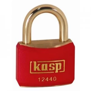 Image of Kasp K12440REDD Padlock 40 mm Gold yellow Key
