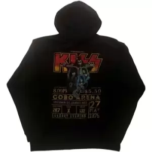 Image of KISS - Cobra Arena '76 Unisex XX-Large Pullover Hoodie - Black