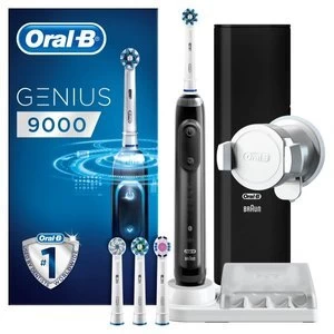 Image of Oral B Genius 9000 Black Electric Toothbrush