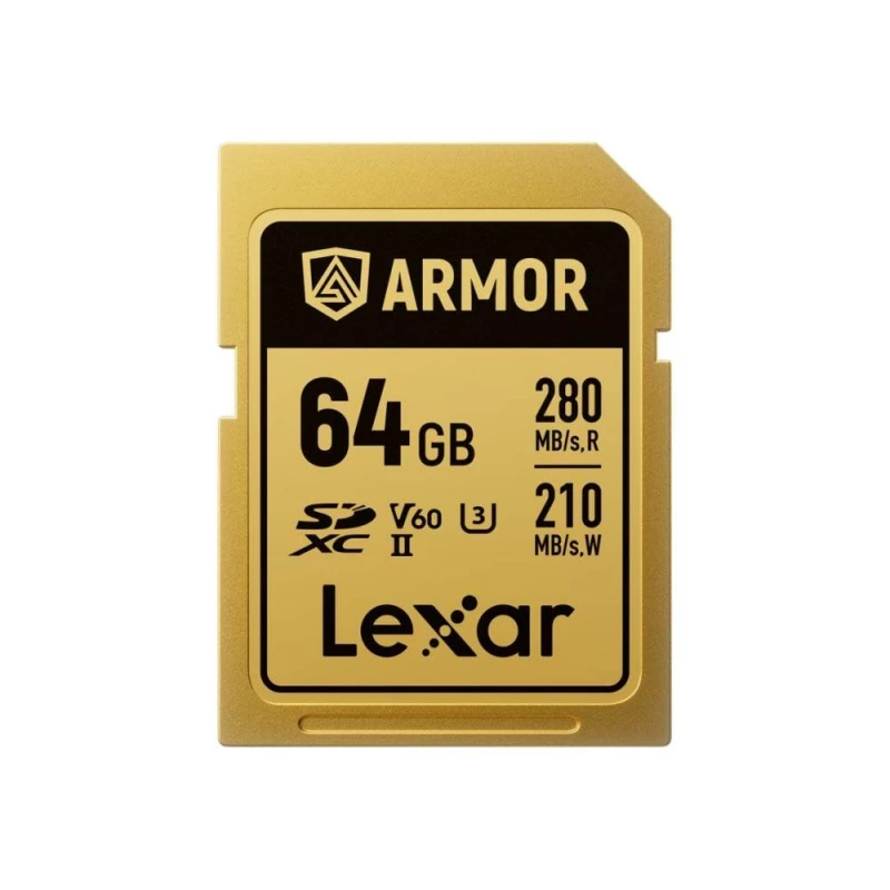 Image of Lexar ARMOR GOLD 64GB SDXC UHS-II