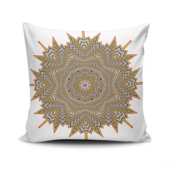 Image of MANDALA-33 - No Filling Multicolor Cushion Cover