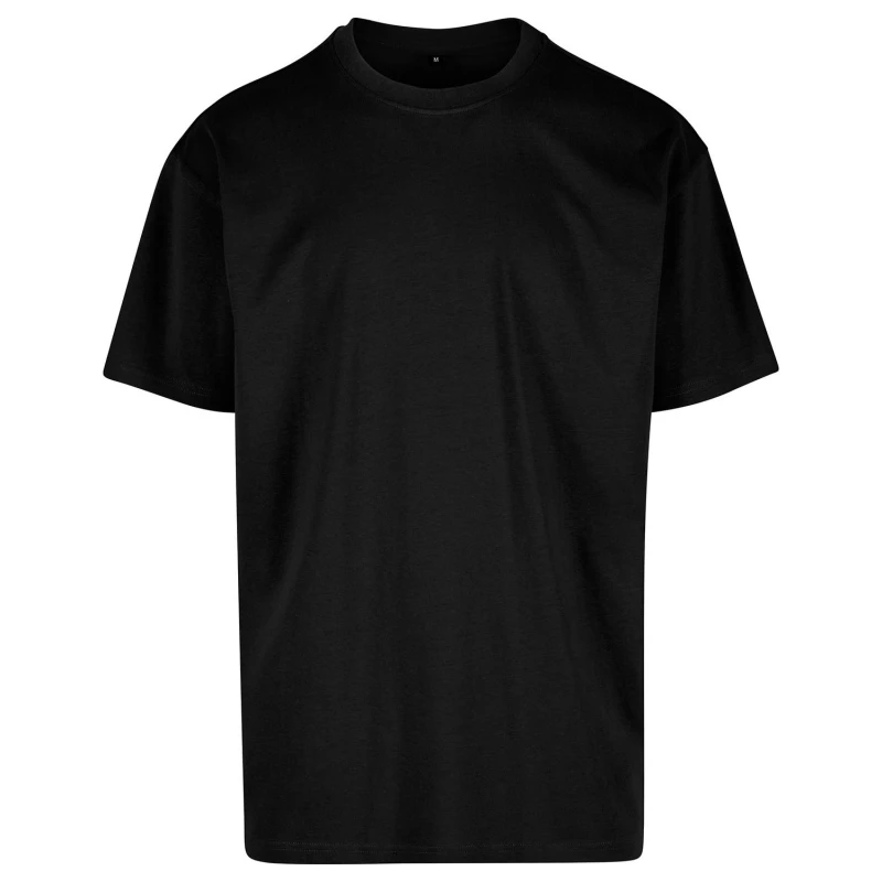 Image of Build Your Brand Mens Cotton Loose T-Shirt in Black Size: 3XL Black Male 3XL