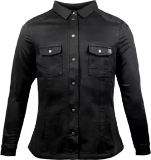 Image of John Doe Motoshirt XTM Ladies Motorcycle Shirt, black, Size L for Women, black, Size L for Women