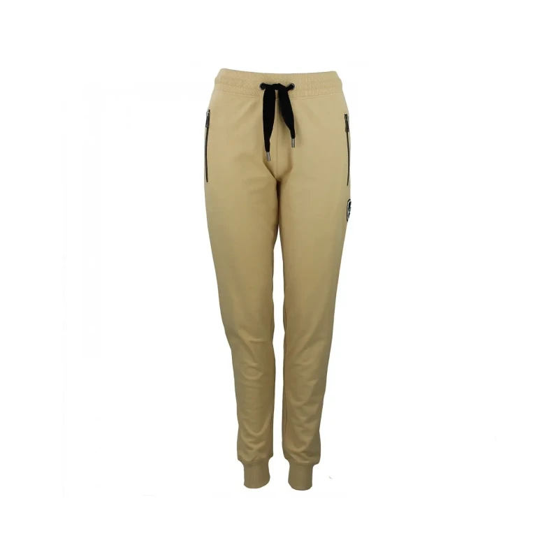 Image of Womens cotton joggers Peak Mountain French Terry Beige Female M