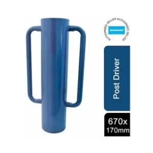 Image of Silverline Post Driver Hammer Rammer 670 x 170mm Gardening Tools 749248