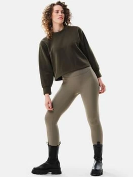 Image of Regatta Jenkin Crop Sweat - Khaki, Size 14, Women
