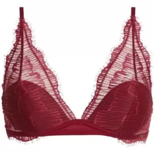 Image of CALVIN KLEIN Light Lined Triangle Bra - Red