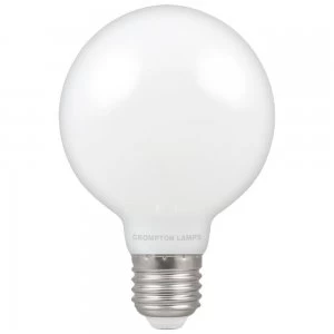 Image of Crompton LED Globe ES E27 G80 Opal 7W Dimmable - Warm White