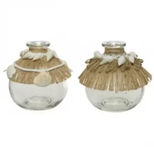 Image of Seaside Glass Bottle Vase (1 Random Supplied)