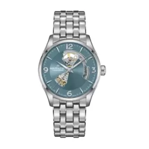 Image of Hamilton Jazzmaster Automatic Open Heart Blue Dial Stainless Steel Bracelet Mens Watch H32705142