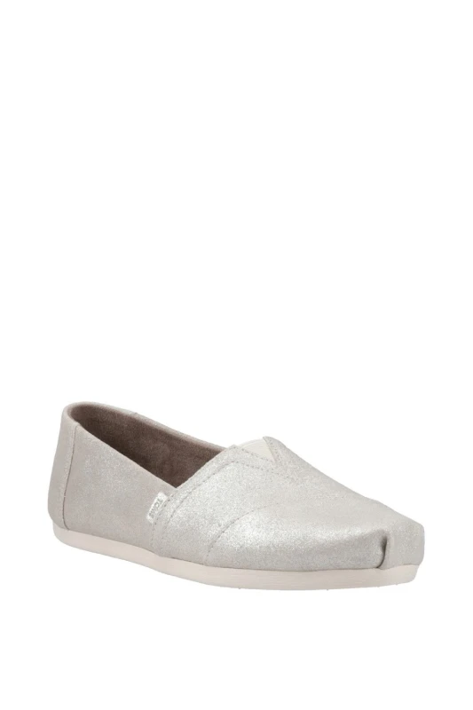 Image of Toms Alpargata with Cloudbound Shoe Slip On Shoes 4 (36.5) Silver 01515611240