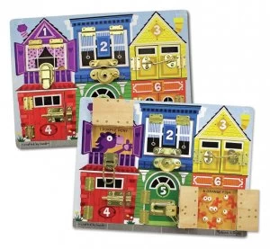 Image of Melissa and Doug Latches Board.