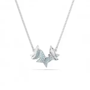Image of Lilia Rhodium Plated Butterfly Necklace 5662181