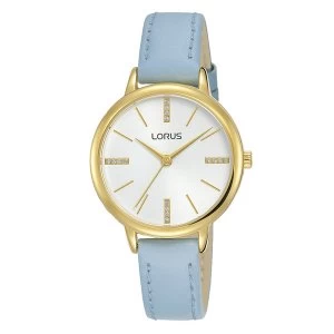 Image of Lorus RG214QX8 Ladies Slim Leather Strap Dress Watch
