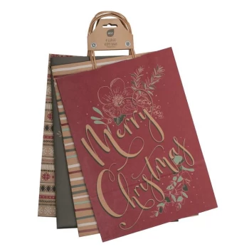 Image of The Spirit Of Christmas Spirit of Christmas 4 Pack of Eco Nature Bags - Eco Large