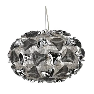 Image of 3 Light Ceiling Pendant Chrome, E14