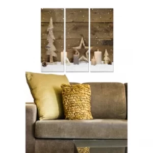 Image of MDF157326041 Multicolor Decorative MDF Painting (3 Pieces)