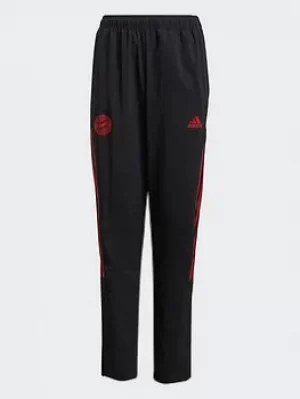 Image of Boys, adidas Fc Bayern Tiro Presentation Tracksuit Bottoms, Black, Size 11-12 Years