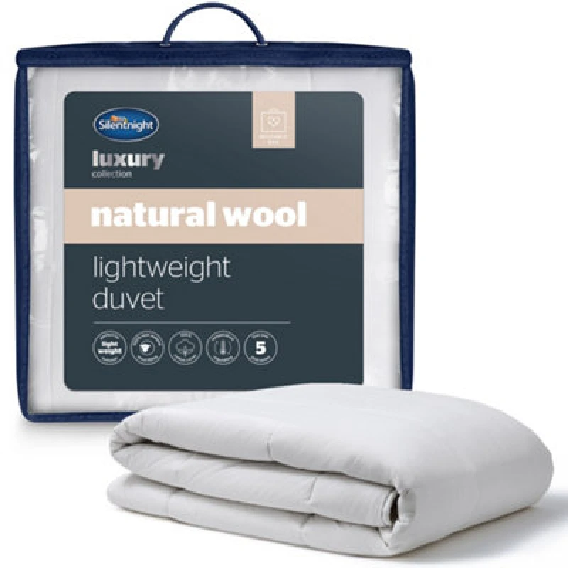 Image of Silentnight Lightweight Wool Duvet - King