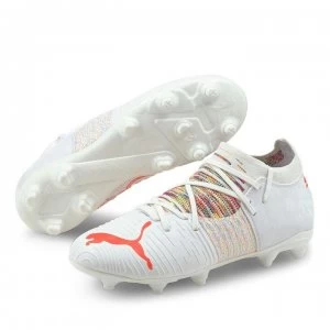 Image of Puma Future Z 3.1 Junior FG Football Boots - WHITE/RED