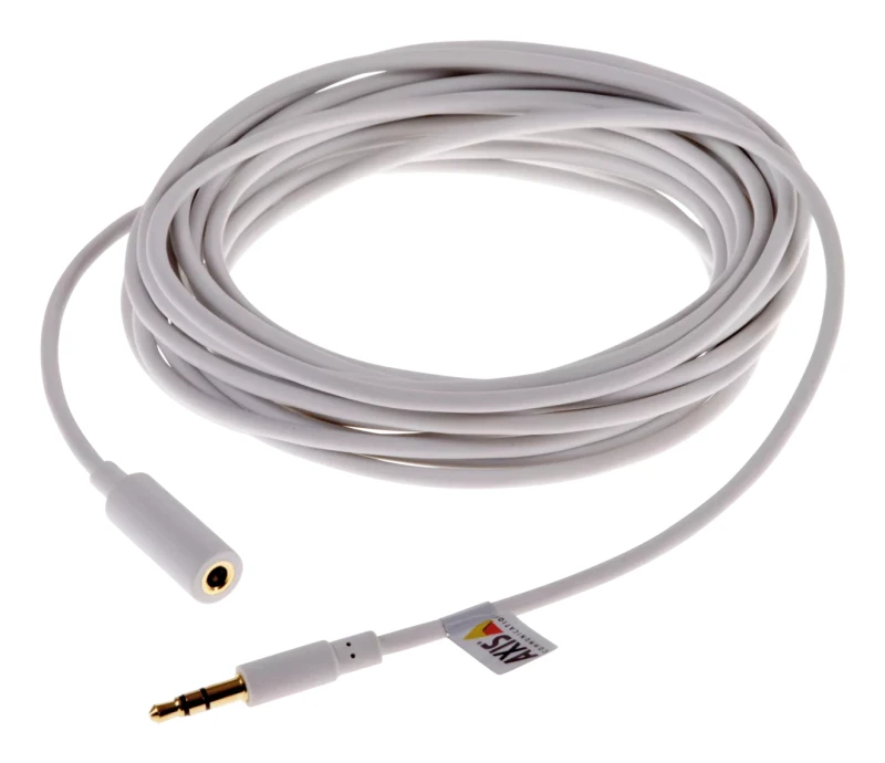 Image of AXIS Axis 01589-001 audio cable 5m 3.5mm White 01589-001