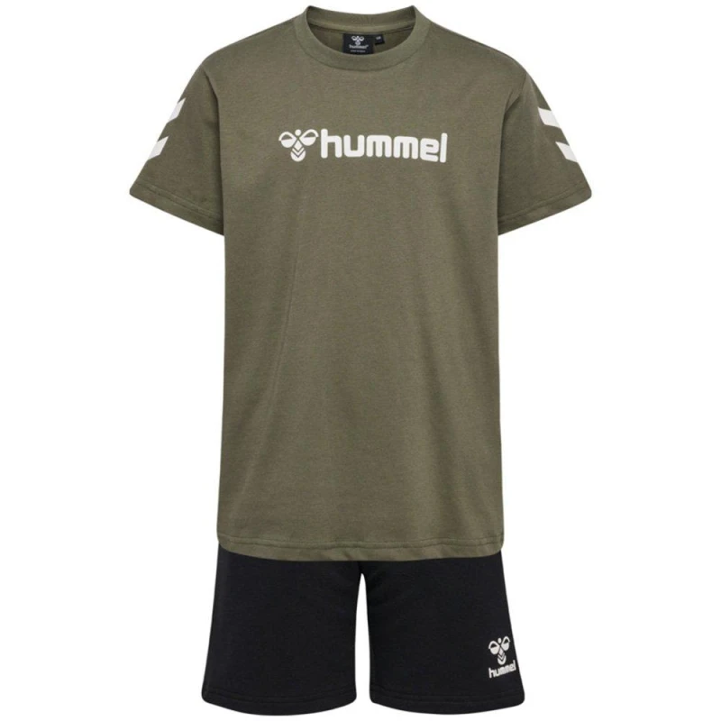 Image of Hummel Novet 2 Piece Set Juniors - Green Green 5