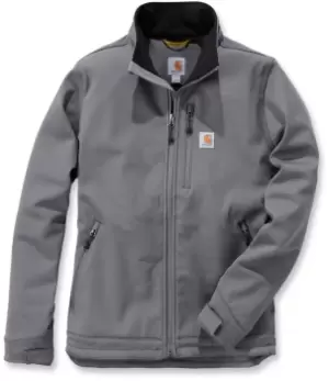Image of Carhartt Crowley Softshell Jacket, grey, Size XL, grey, Size XL