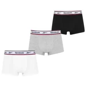Image of Reebok 3 Pack Trunks Mens - Multi