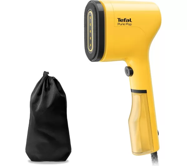 Image of TEFAL Pure POP DT2022G0 Travel Clothes Steamer - Yellow