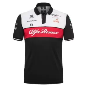 Image of 2022 Alfa Romeo Racing Polo Shirt (Black)