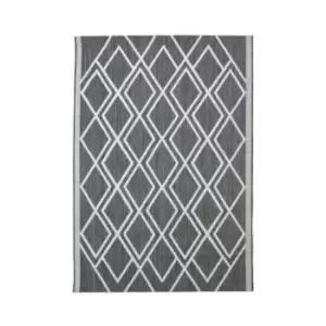 Image of Homemaker County Diamonds Silver Rug 80 x 150cm
