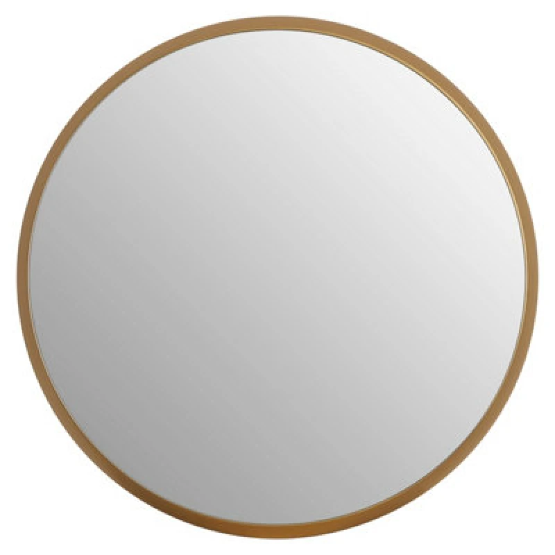 Image of Premier Housewares Athena Large Round Wall Mirror Gold
