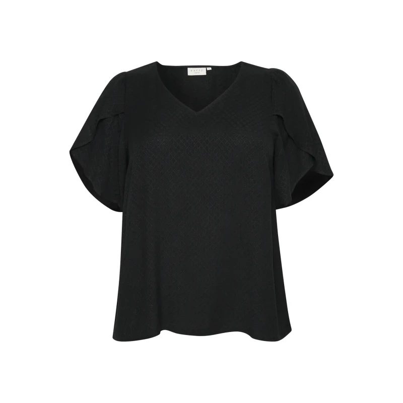 Image of KAFFE Curve Womens blouse KAFFE Curve Mirana Noir Female 54