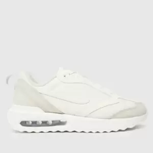 Image of Nike White & Beige Air Max Dawn Trainers