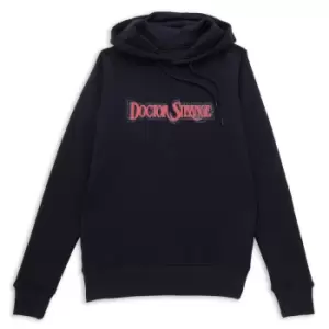 Image of Marvel Dr Strange Tri-Colour Logo Hoodie - Navy - M