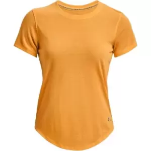 Image of Under Armour Streaker Short Sleeve T Shirt Ladies - Orange