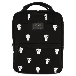 Image of Loungefly Marvel Punisher Canvas Embriodered Backpack