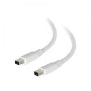 Image of C2G 2m Mini DisplayPort Cable M/M - White