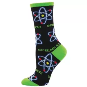 Image of Socksmith Womens/Ladies Science Socks (One Size) (Black)
