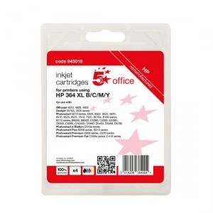 Image of 5 Star Office HP 364XL Black & Tri Colour Ink Cartridge