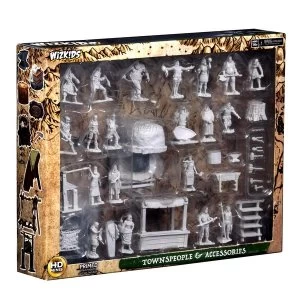 Image of Dungeons & Dragons Deep Cuts Unpainted Miniatures Townspeople and Accessories