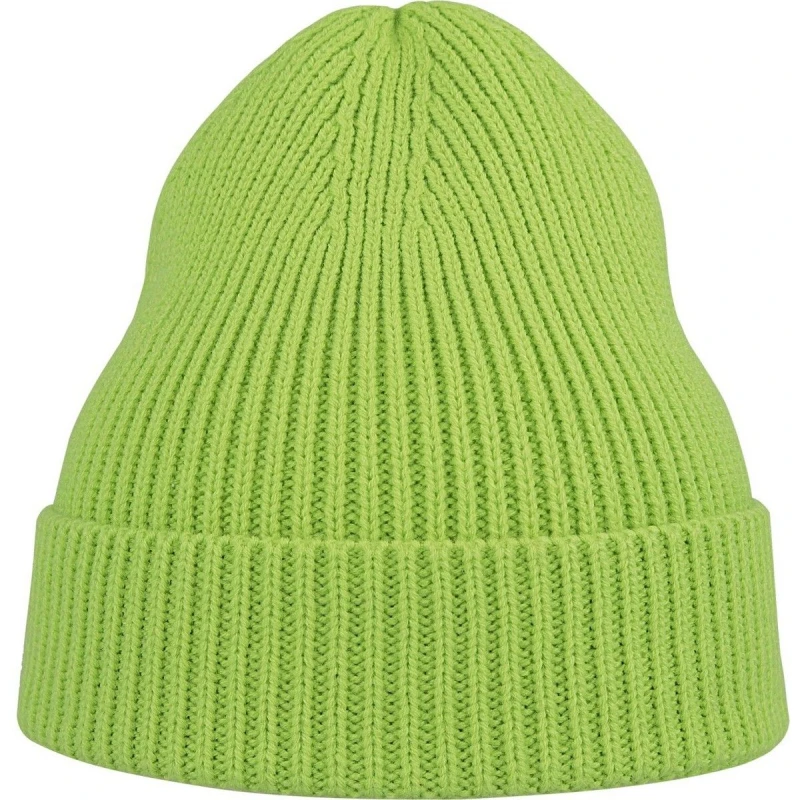 Image of Atlantis Atlantis Men Andy Polyester Beanie in Bright Green Bright Green One Size Male 5063300874141
